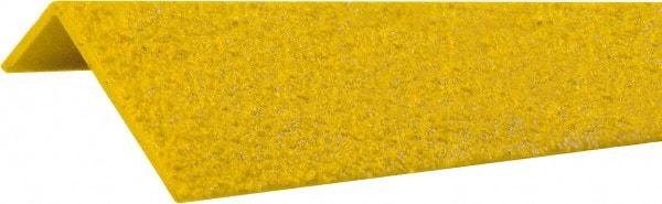 Rust-Oleum - Yellow Solid Color Anti-Slip Vinyl Strip - 2-1/4" Wide x 3' Long x 1" Thick, General Traffic - Apex Tool & Supply
