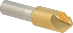 M.A. Ford - 1/2" Head Diam, 3/8" Shank Diam, 6 Flute 82° High Speed Steel Countersink - Apex Tool & Supply
