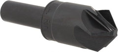 M.A. Ford - 7/8" Head Diam, 1/2" Shank Diam, 6 Flute 100° High Speed Steel Countersink - Apex Tool & Supply