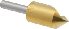 M.A. Ford - 5/8" Head Diam, 1/4" Shank Diam, 1 Flute 82° High Speed Steel Countersink - Apex Tool & Supply