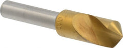 M.A. Ford - 3/8" Head Diam, 1/4" Shank Diam, 1 Flute 100° High Speed Steel Countersink - Apex Tool & Supply