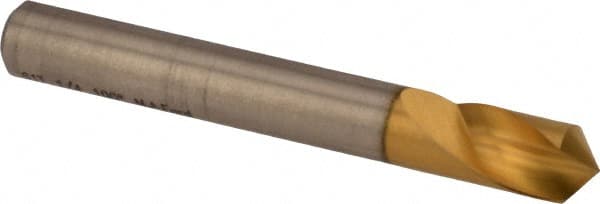 M.A. Ford - 1/4" Head Diam, 1/4" Shank Diam, 1 Flute 100° High Speed Steel Countersink - Apex Tool & Supply