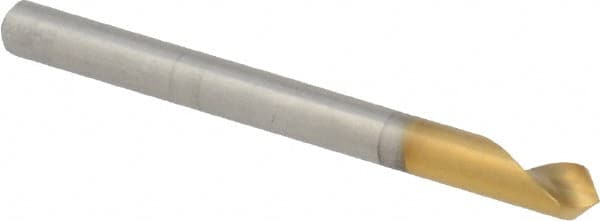 M.A. Ford - 1/8" Head Diam, 1/8" Shank Diam, 1 Flute 90° High Speed Steel Countersink - Apex Tool & Supply