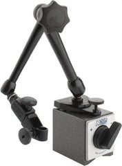 Noga - 60mm Long x 1-31/32" Wide Magnetic Indicator Base with On/Off Switch - 80 Kg Magnetic Pull - Apex Tool & Supply