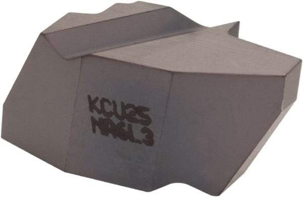Kennametal - NA6 Grade KCU25, Internal/External Acme Threading Insert - 3 TPI Int Pitch, Left Hand Insert, AlTiN Finish, Carbide - Apex Tool & Supply