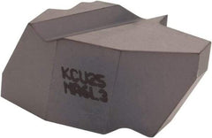 Kennametal - NA6 Grade KCU25, Internal/External Acme Threading Insert - 3 TPI Int Pitch, Left Hand Insert, AlTiN Finish, Carbide - Apex Tool & Supply