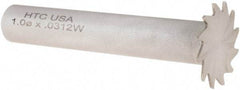 Value Collection - Woodruff Keyseat Cutter - 3-1/32" OAL x 1/2" Shank - Apex Tool & Supply