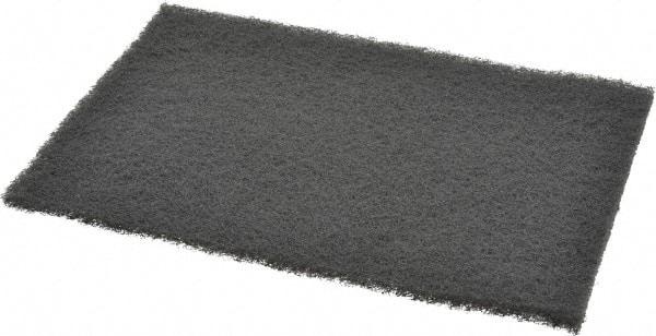 3M - Ultra Fine Grade, Silicon Carbide Hand Pad - Gray, 6" Wide x 9" Long, Nonwoven - Apex Tool & Supply