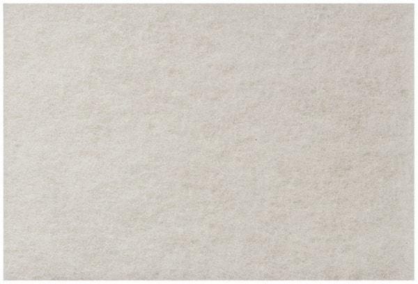 3M - Super Fine Grade, Aluminum Silicate Hand Pad - White, 6" Wide x 9" Long, Nonwoven - Apex Tool & Supply