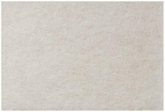 3M - Super Fine Grade, Aluminum Silicate Hand Pad - White, 6" Wide x 9" Long, Nonwoven - Apex Tool & Supply