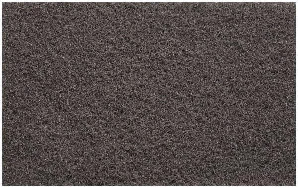 3M - Medium Grade, Silicon Carbide Hand Pad - Gray, 6" Wide x 9" Long, Nonwoven - Apex Tool & Supply