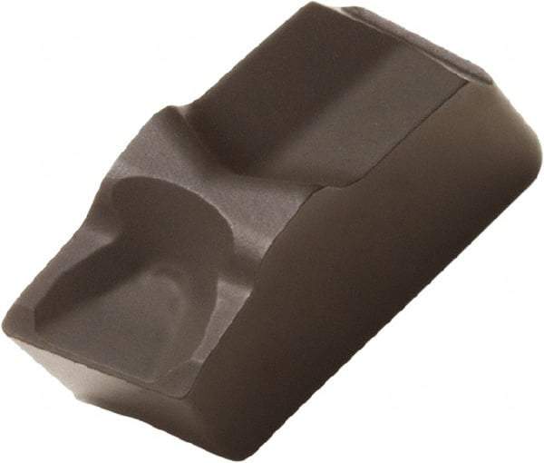 Seco - 150.1016 16 TGP45 Grade, 0.161" Cutting Width, Carbide Cutoff Insert - 6° Right Hand Lead Angle, 0.009" Cnr Rad, TiCN/Al2O3 Coated, Single End - Apex Tool & Supply