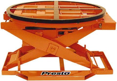 Presto Lifts - 4,000 Lb Capacity Pallet Positioner - 43-5/8" Diam - Apex Tool & Supply