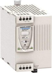Schneider Electric - 240 Watt, 10 Amp, 100 to 120 VAC, 200 to 500 VAC Input, 24 VDC Output, DIN Rail Power Supply - Screw Connection, 165mm Wide x 155mm Deep x 143mm High, 87-100% Efficiency, Green LED Output, Red LED Output - Apex Tool & Supply