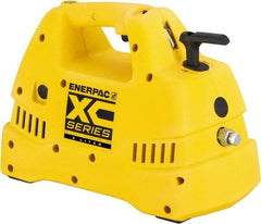 Enerpac - 10,000 psi Electric Hydraulic Pump & Jack - 2 L Oil Capacity, 3-Way, 2 Position Valve, Used with Single Acting, Advance, Hold & Retract - Apex Tool & Supply