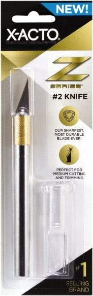 X-ACTO - Stainless Steel Hobby Knife with 1 Blade - #2 Blade - Apex Tool & Supply