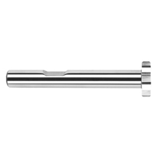 0.7500″ (3/4″) Cutter Diameter × 0.0100″ Radius × 0.1250″ (1/8″) Width Carbide Corner Radius Large Diameter Standard Keyseat Cutter, 10 Flutes - Exact Industrial Supply