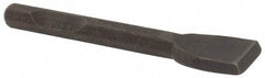 PRO-SOURCE - 1-1/2" OAL, 1/8" Shank Diam, Flat Chisel - Hex Drive, Hex Shank, Alloy Steel - Apex Tool & Supply