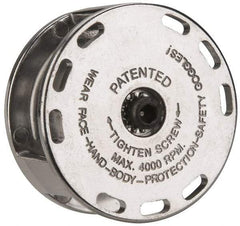 PRO-SOURCE - 2-5/8" Diam Angle & Disc Grinder Adapter - For Use with 23mm Wire Brushes, Rubber Erasers & Utility Surface Blasters - Apex Tool & Supply