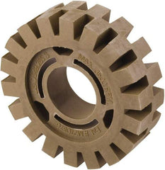 PRO-SOURCE - 4" Diam Angle & Disc Grinder Eraser Wheel - For Use with Utility Surface Blasters - Apex Tool & Supply