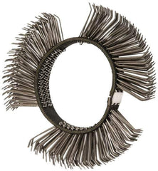 PRO-SOURCE - 4" Diam Angle & Disc Grinder Brush - For Use with Utility Surface Blasters - Apex Tool & Supply