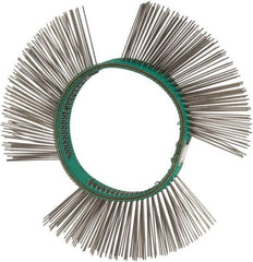 PRO-SOURCE - 4" Diam Angle & Disc Grinder Brush - For Use with Utility Surface Blasters - Apex Tool & Supply