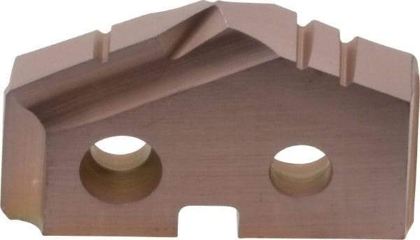 Allied Machine and Engineering - 7/8" Diam x 5/32" Thick, Seat Code 1, 132° Included Angle Spade Drill Insert - AM200 Coated, Cobalt, Grade Super Cobalt, Series GEN2 T-A - Apex Tool & Supply