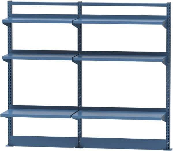 Lista - Steel Workbench & Workstation Riser Combination - 48" High, Use with 72" Long Workbenches - Apex Tool & Supply