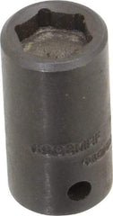 Proto - 1/4" Drive 8mm Standard Magnetic Impact Socket - 6 Points, 15/16" OAL - Apex Tool & Supply
