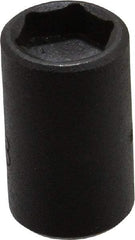 Proto - 1/4" Drive 3/8" Standard Magnetic Impact Socket - 6 Points, 15/16" OAL - Apex Tool & Supply