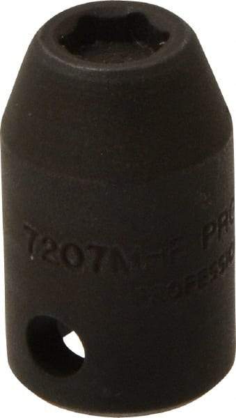 Proto - 3/8" Drive 7mm Standard Magnetic Impact Socket - 6 Points, 1-3/32" OAL - Apex Tool & Supply