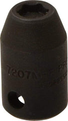 Proto - 3/8" Drive 7mm Standard Magnetic Impact Socket - 6 Points, 1-3/32" OAL - Apex Tool & Supply
