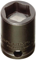 Proto - 1/2" Drive 15mm Standard Magnetic Impact Socket - 6 Points, 1-1/2" OAL - Apex Tool & Supply