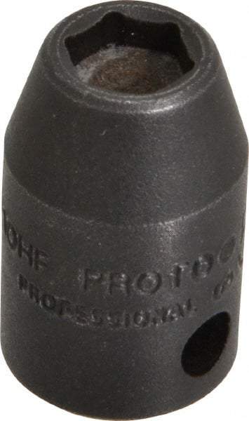 Proto - 3/8" Drive 5/16" Standard Magnetic Impact Socket - 6 Points, 1-3/32" OAL - Apex Tool & Supply