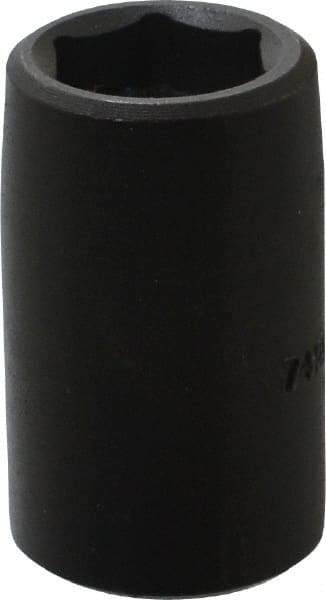 Proto - 1/2" Drive 9/16" Standard Magnetic Impact Socket - 6 Points, 1-1/2" OAL - Apex Tool & Supply