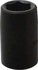 Proto - 1/2" Drive 9/16" Standard Magnetic Impact Socket - 6 Points, 1-1/2" OAL - Apex Tool & Supply