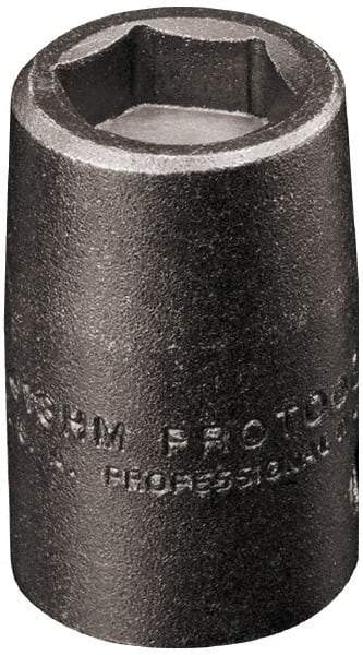 Proto - 1/4" Drive, Power Socket - 6 Points, 7/8" OAL - Apex Tool & Supply