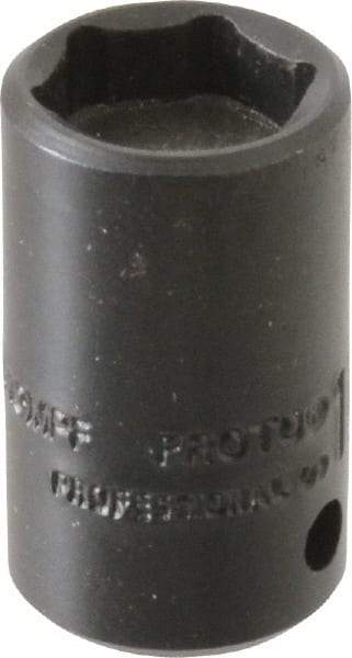 Proto - 1/4" Drive, Power Socket - 6 Points, 15/16" OAL - Apex Tool & Supply