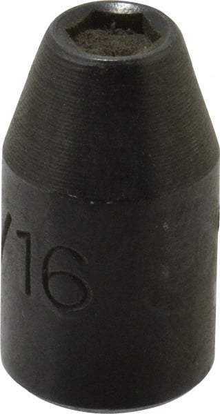 Proto - 1/4" Drive, 3/16" Socket, Power Socket - 6 Points, 7/8" OAL - Apex Tool & Supply