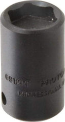 Proto - 1/4" Drive, 3/8" Socket, Power Socket - 6 Points, 15/16" OAL - Apex Tool & Supply