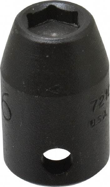 Proto - 3/8" Drive, 5/16" Socket, Power Socket - 6 Points, 1-3/32" OAL - Apex Tool & Supply
