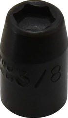 Proto - 3/8" Drive, 3/8" Socket, Power Socket - 6 Points, 1-3/32" OAL - Apex Tool & Supply