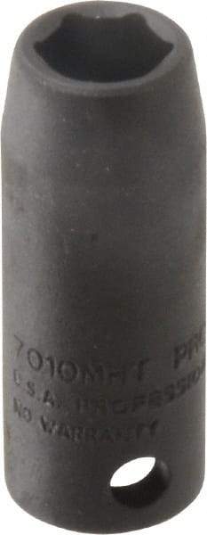 Proto - 3/8" Drive 10mm Deep Thin Wall Impact Socket - 6 Points, 2" OAL - Apex Tool & Supply