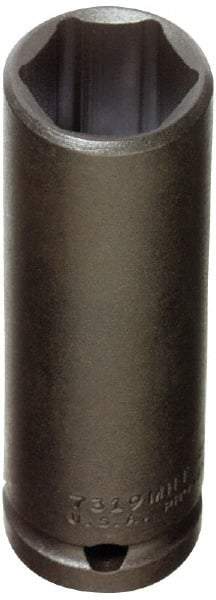 Proto - 1/2" Drive 11mm Deep Thin Wall Impact Socket - 6 Points, 3-1/4" OAL - Apex Tool & Supply