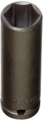 Proto - 1/2" Drive 23mm Deep Thin Wall Impact Socket - 6 Points, 3-1/2" OAL - Apex Tool & Supply