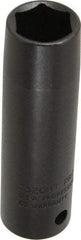 Proto - 1/2" Drive 5/8" Deep Thin Wall Impact Socket - 6 Points, 3-1/4" OAL - Apex Tool & Supply