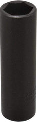 Proto - 1/2" Drive 11/16" Deep Thin Wall Impact Socket - 6 Points, 3-1/4" OAL - Apex Tool & Supply