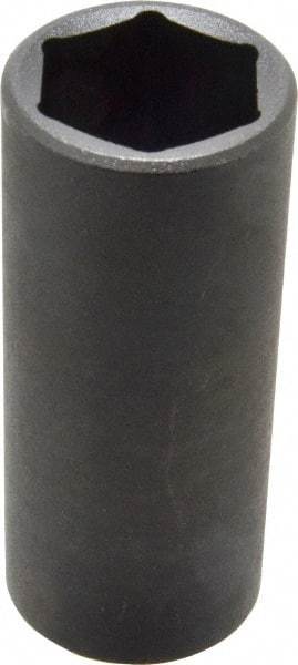 Proto - 1/2" Drive 1-1/16" Deep Thin Wall Impact Socket - 6 Points, 3-1/2" OAL - Apex Tool & Supply