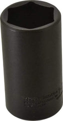 Proto - 1/2" Drive 1-7/16" Deep Thin Wall Impact Socket - 6 Points, 3-1/2" OAL - Apex Tool & Supply