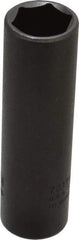 Proto - 1/2" Drive 17mm Deep Thin Wall Impact Socket - 6 Points, 3-1/4" OAL - Apex Tool & Supply